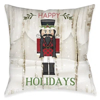 Laural Home Nutcracker Christmas Holidays Indoor Pillow In Multi