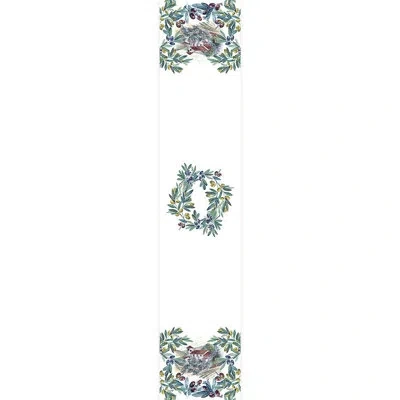 Laural Home Olive Grove Table Runner In Green