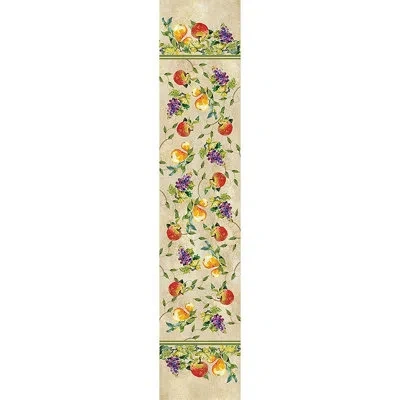 Laural Home Palermo Table Runner In Tan