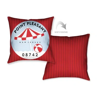 Laural Home Point Pleasant I Throw Pillow In Multi