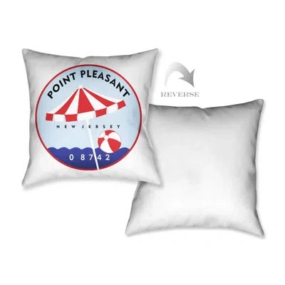 Laural Home Point Pleasant Ii Throw Pillow In Multi