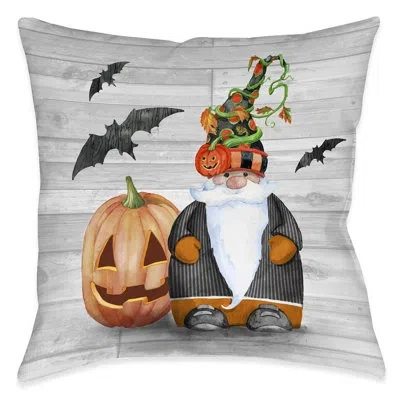 Laural Home Pumpkin Patch Gnome Pillow Ppgn In Multi