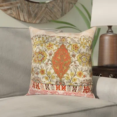 Laural Home Red Spice Bohemian Tapestry Outdoor Throw Pillow In Multi