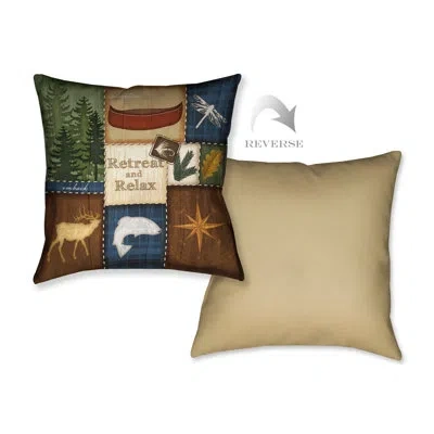 Laural Home Retreat And Relax Throw Pillow In Multi