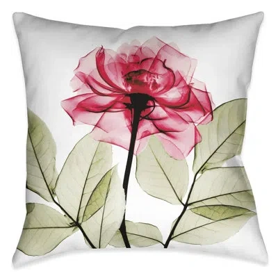 Laural Home Rose X-ray Indoor Decorative Pillow In Multi