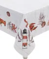 Laural Home Seafood Shack Tablecloth, 70" X 84" In Red