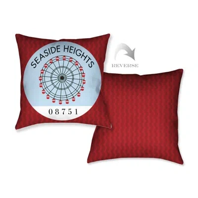 Laural Home Seaside Heights I Throw Pillow In Multi