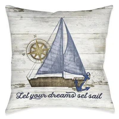 Laural Home Set Sail Indoor Pillow In Multi