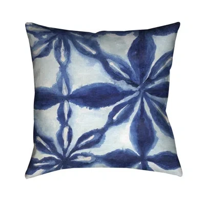 Laural Home Shibori I Outdoor Decorative Pillow In Multicolor;multicolor
