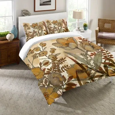 Laural Home Sienna Forest Comforter In Brown;beige;yellow