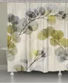 Laural Home Smoky X-ray Of Eucalyptus Leaves Shower Curtain, 71" X 72"