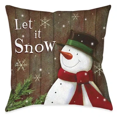 Laural Home Snowy Season Indoor Pillow In Multi