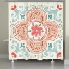Laural Home Spring Medallion Shower Curtain In Blue