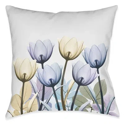 Laural Home Spring X-ray Tulips Pillow Stul In Multi