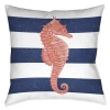 Laural Home Starfish Stripe Throw Pillow In Multi