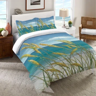 Laural Home Summer Breeze Summer Breeze Single Comforter In Blue;white;green;beige