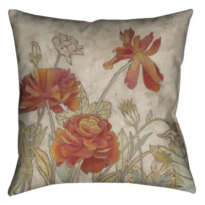Laural Home Sun Blooms Throw Pillow In Multi