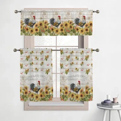 Laural Home Sunflower Farm Kitchen Tier Set