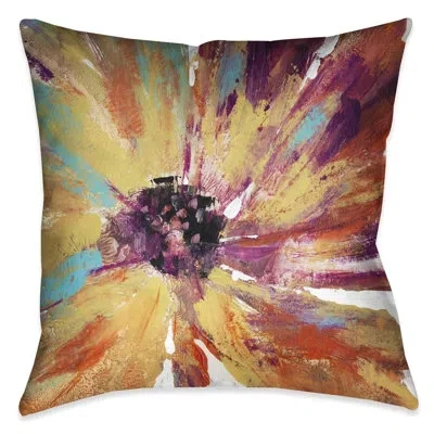 Laural Home Sunset Daisy Indoor Decorative Pillow In Multi