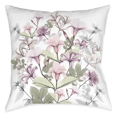 Laural Home Sweet Blush Bouquet X-ray Pillow Swbb In Multi
