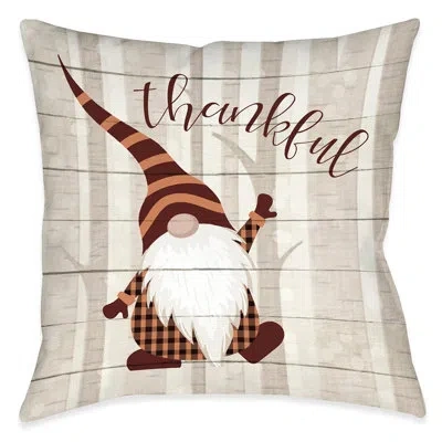 Laural Home Thankful Gnome Indoor Decorative Pillow