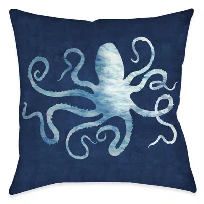 Laural Home The Abyss Octopus Indoor Pillow In Multi