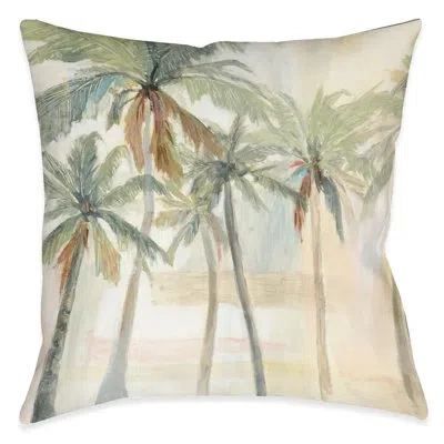 Laural Home The Palms Beach Outdoor Decorative Pillow In Multi