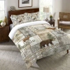 Laural Home Trail Ridge Rust Single Comforter In Gray