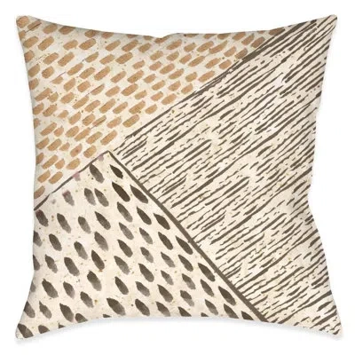 Laural Home Tribal Texture Boho Outdoor Decorative Pillow In Multi