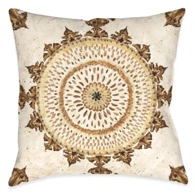 Laural Home Tribal Texture Medallion Indoor Decorative Pillow In Multi