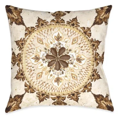 Laural Home Tribal Texture Pendant Outdoor Decorative Pillow In Multi
