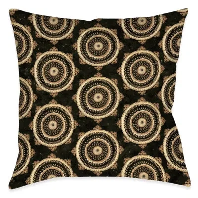 Laural Home Tribal Texture Polyester Throw Pillow In Brown