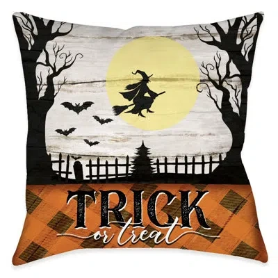 Laural Home Trick Or Treat Pillow Trtr In Multi