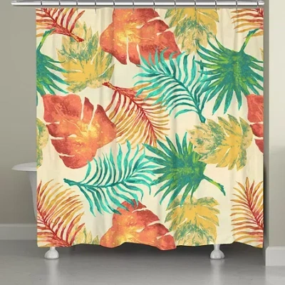 Laural Home Tropical Havana Shower Curtain In Green