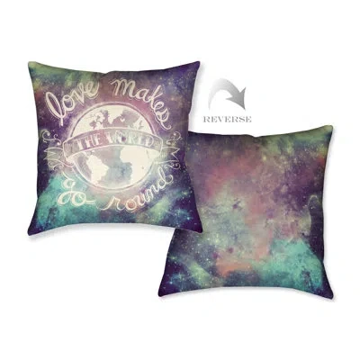 Laural Home Universe Galaxy Throw Pillow In Multi