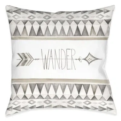 Laural Home Wander Square Pillow Cover & Insert In Multi