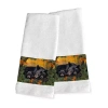 Laural Home Warm Cozy Bears 2-pc. Hand Towel In Brown