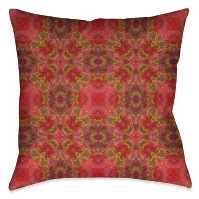 Laural Home Warm Crepe Warm Crepe Myrtle Throw Pillow