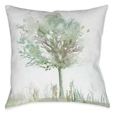 Laural Home Watercolor Branches Outdoor Decorative Pillow In Multi