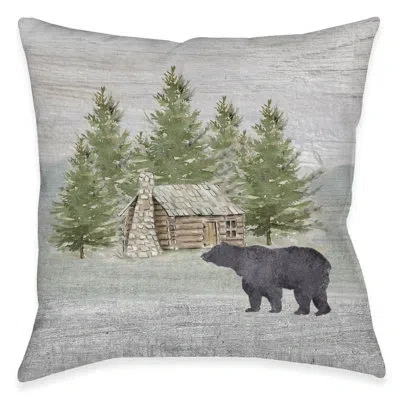 Laural Home Welcome To The Cabin Indoor Decorative Pillow In Multi