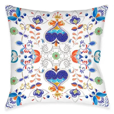 Laural Home Whimsical Garden Indoor Decorative Pillow In Multi