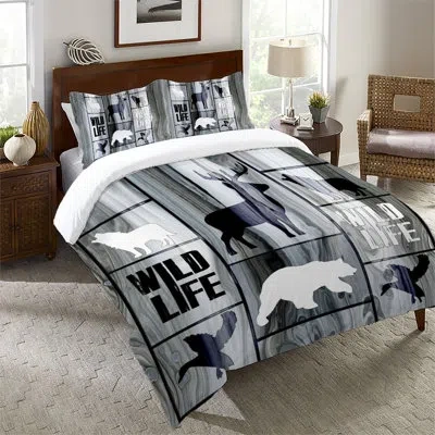 Laural Home Wild Life Single Comforter In Multicolor