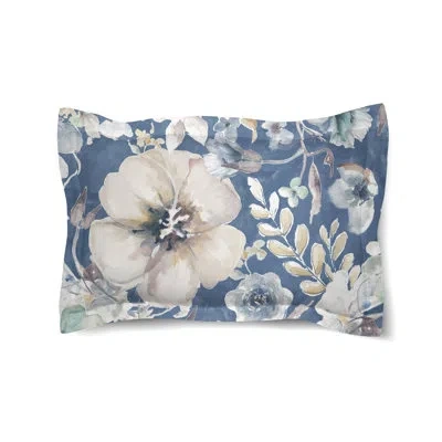 Laural Home Wildflower Arrangement Comforter Sham By  In Blue