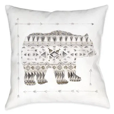 Laural Home Winter Lodge Bear Pillow Wlbe In Multi