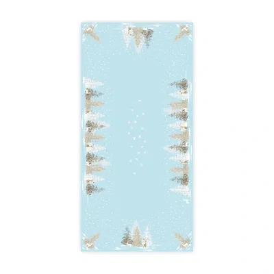 Laural Home Winter Wonderland Tablecloth In Blue