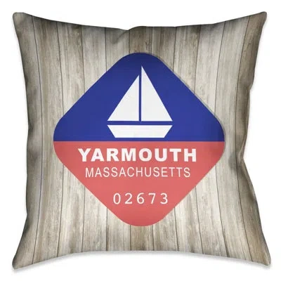 Laural Home Yarmouth Indoor Decorative Pillow In Multi