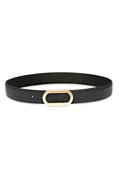 Laurel And Gold Women's Camden Belt In Black/gold