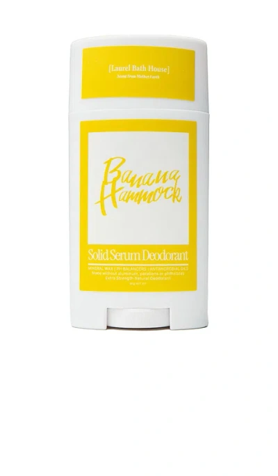 Laurel Bath House Banana Hammock Solid Serum Deodorant In White