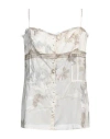 Laurèl Woman Top Light Grey Size 14 Cotton In Grey