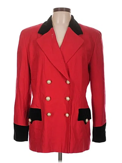 Pre-owned Laurèl Wool Blazer Jacket In Red